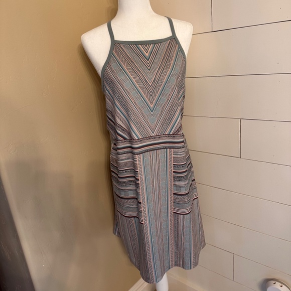 Prana women's Dress Ardor Agave Samba Built In Bra  green Sport Dress Size XL - Picture 3 of 10